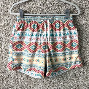Meripex Swim Trunks Men’s Small Tribal Print 4”
